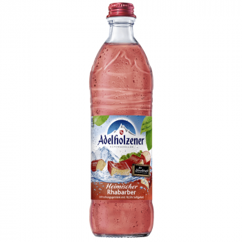 Adelholzener Heimischer Rhabarber  - Kiste 12x 0,5 Ltr.