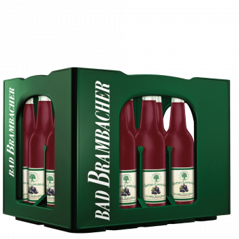 Bad Brambacher Garten-Limonade  Schwarze Johannisbeere - Kiste 20x 0,5 Ltr. 
