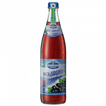 Brunnthaler Iso-Sport Johannisbeere - Kiste 20x 0,5 Ltr. 