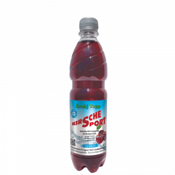 Grokj TOPP Iso Kirsche Sport  - Kiste 12x 0,5 Ltr.