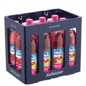Preview: Adelholzener Granatapfel Zitrone 12x 0,5 ltr.