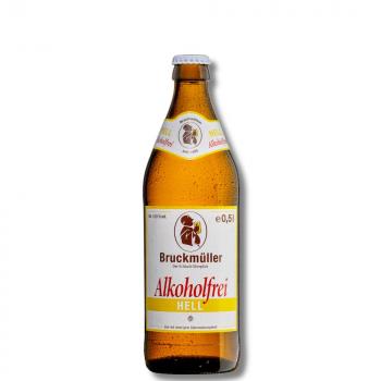 Bruckmüller alkoholfrei Hell 20 x 0,5 l Mehrweg Euro-Glasflaschen