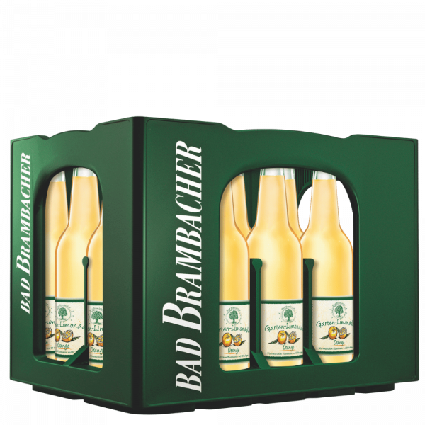 Bad Brambacher Garten-Limonade Orange - Kiste 20x 0,5 Ltr. 