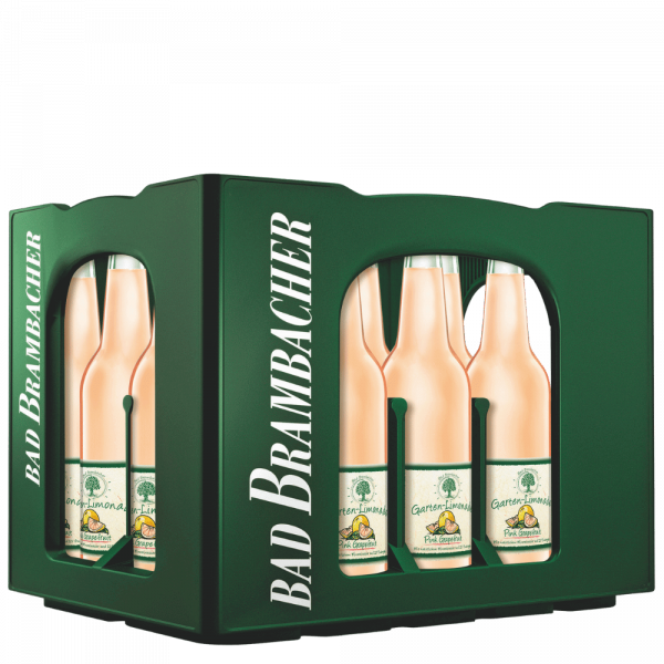 Bad Brambacher Garten-Limonade Pink Grapefruit - Kiste 20x 0,5 Ltr. 