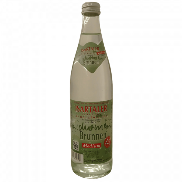 Isartaler Mineralwasser Medium - Kiste 20x 0,5 Ltr. 