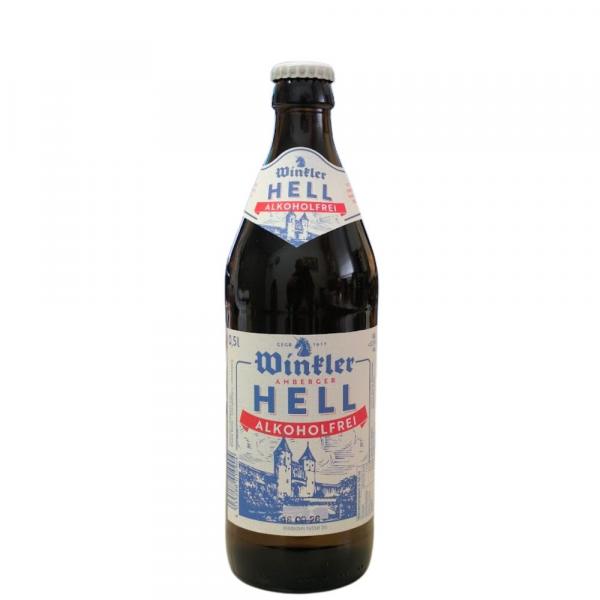 Winkler Hell alkoholfrei 20 x 0,5 l Mehrweg Euro-Glasflaschen