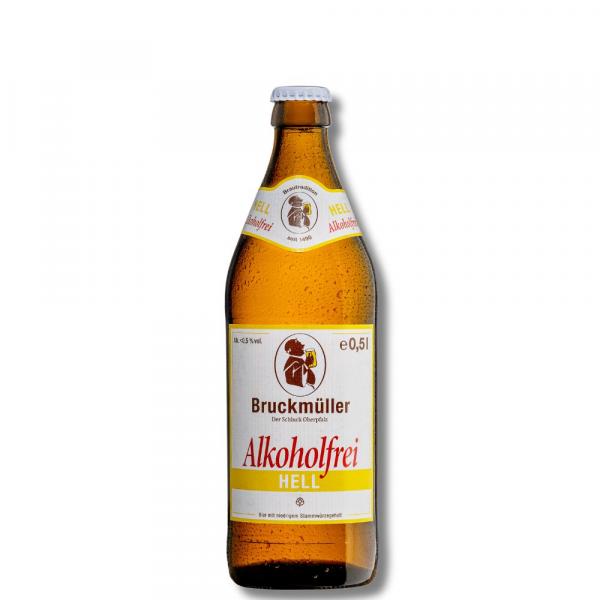 Bruckmüller alkoholfrei Hell 20 x 0,5 l Mehrweg Euro-Glasflaschen